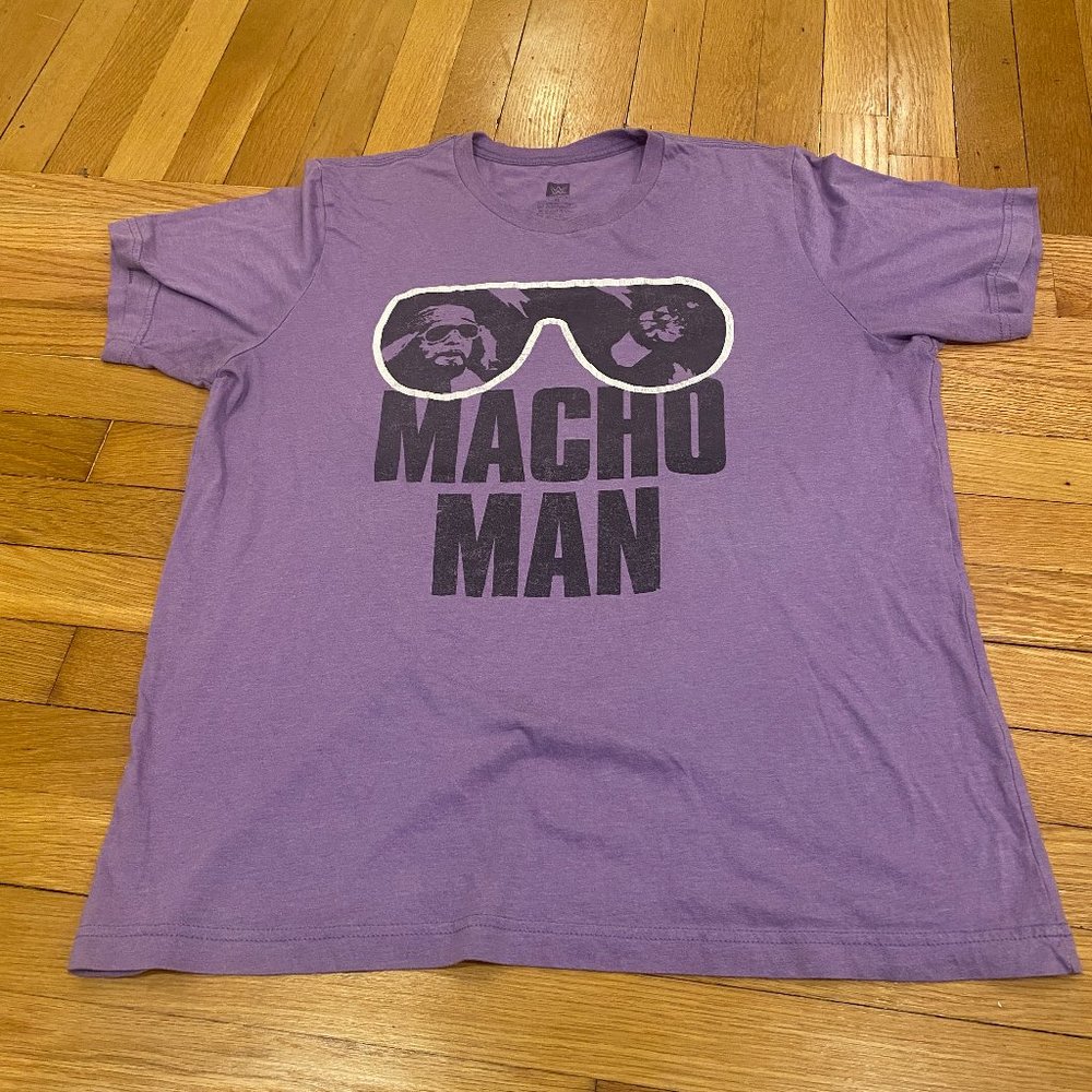 WWE Randy Macho Man Savage Purple T-Shirt - Size XL